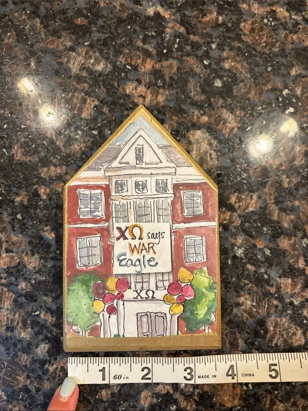 Chi O wooden block house
